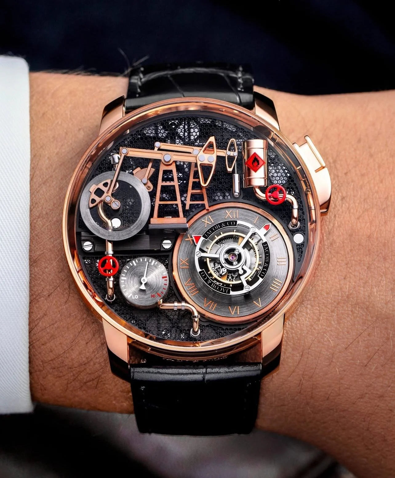 Jacob Co. Redesigned The Iconic Oil Pump Watch Royal Addiction